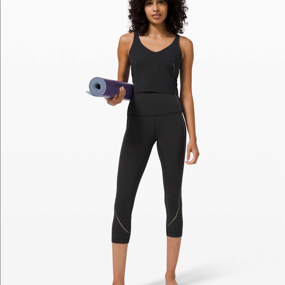 Lululemon Align HR Crop 21” Gold Edition
